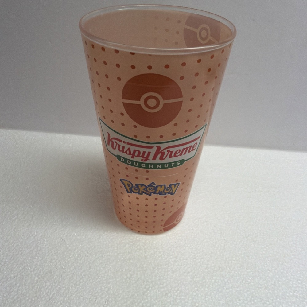 Krispy Kreme Pokemon Promotional Plastic Cup - Charmander No Lid
